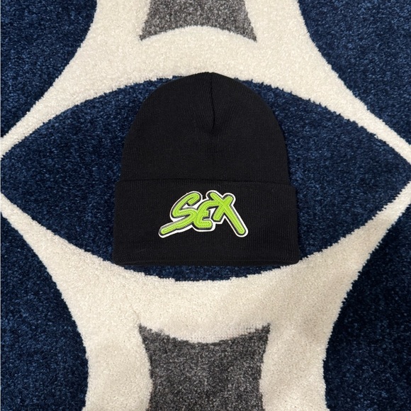 Chrome Hearts Matty Boy Sex Black Beanie - Picture 1 of 2